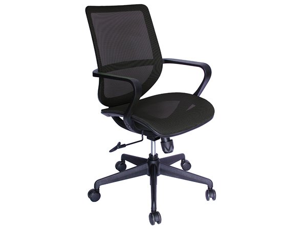 neon-negra silla-operativa-neon-negra